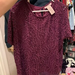 Philosophy Lace Dressy Top